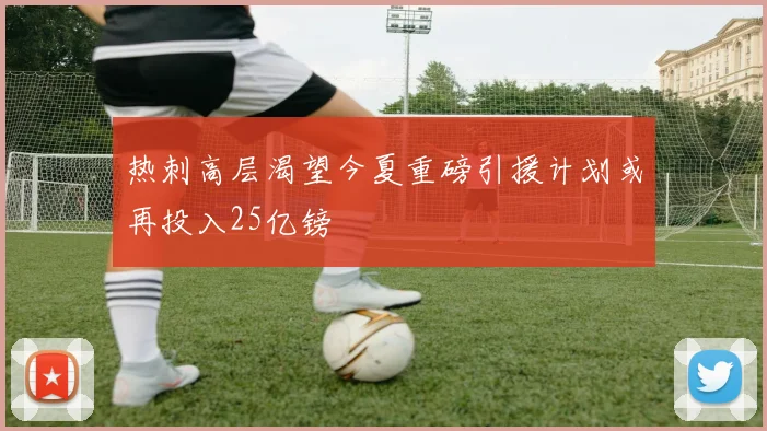 热刺高层渴望今夏重磅引援计划或再投入25亿镑
